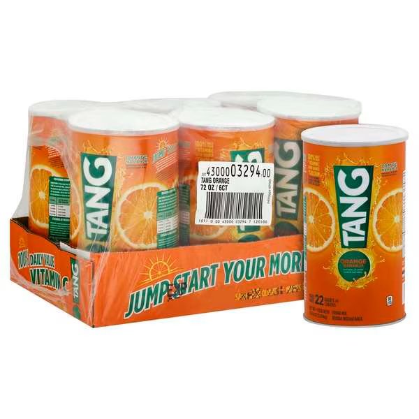 Beverage Tang Orange 72 oz. 4.5lbs, PK6, Tang, Mfr#: 00043000032947